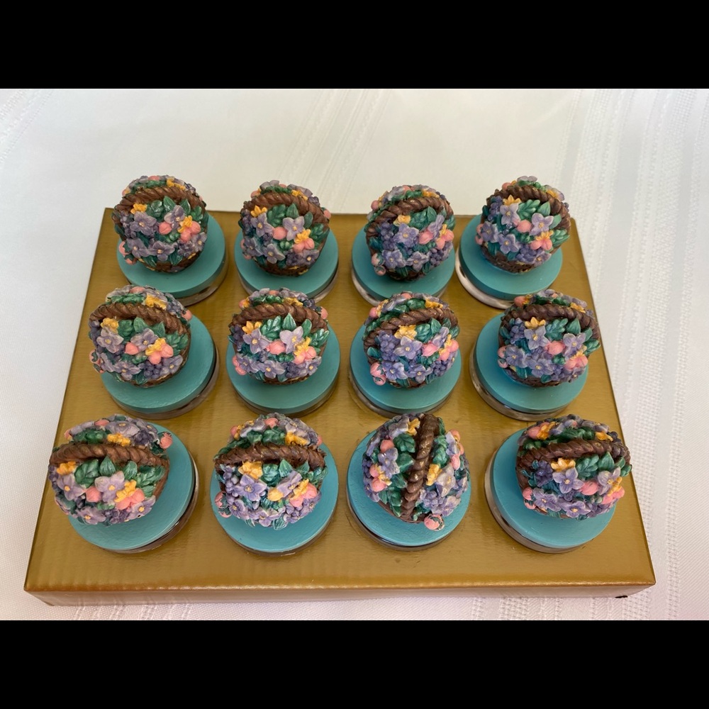Pfaltzgraff Cheese Buttons -April design